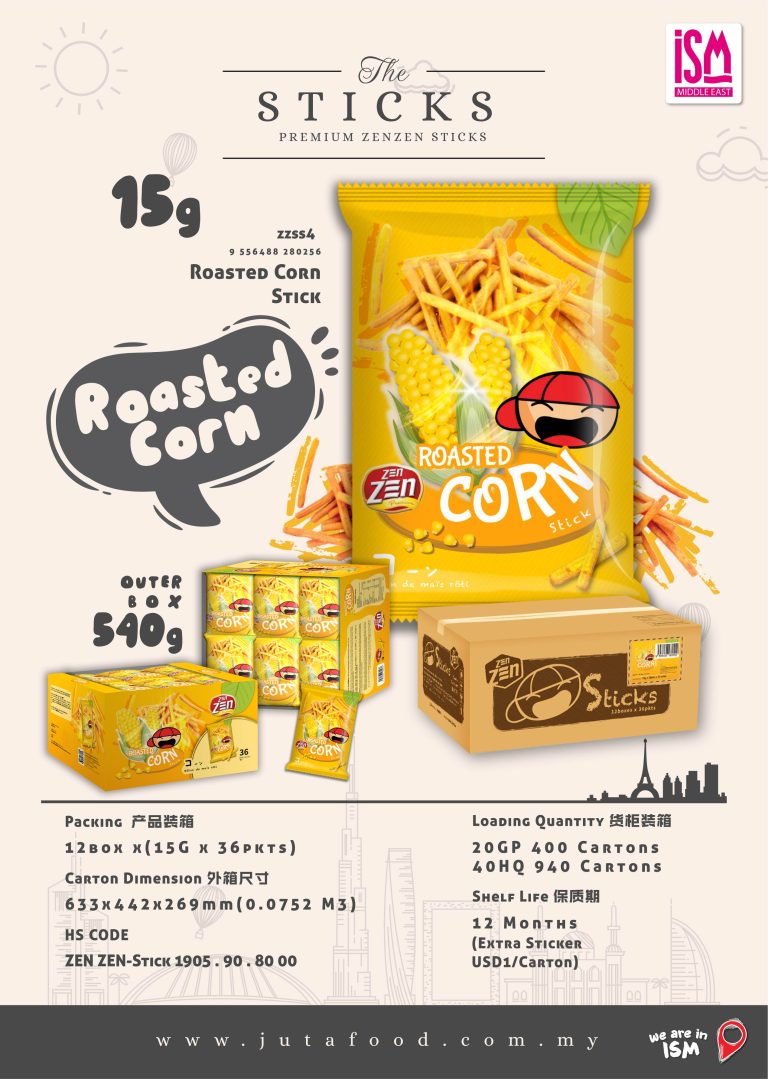 Juta Food - Premium Rosted Corn Shrimp Stick 15g