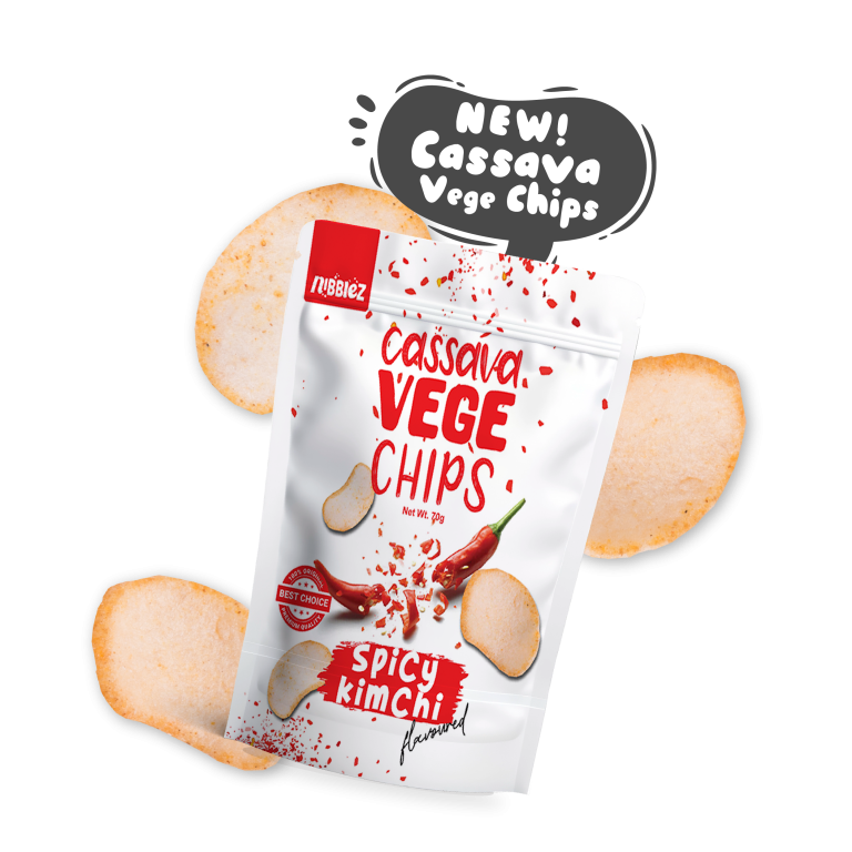 Juta Food - Cassava Spicy Kimchi Vega Crackers