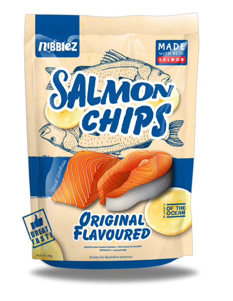 Juta Food - NiBBLEZ Salmon Fish Chips Original